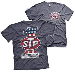 STP Offizielles Lizenzprodukt American No. 1 Herren T-Shirt (Marineblau-Heather), XX-Large von STP