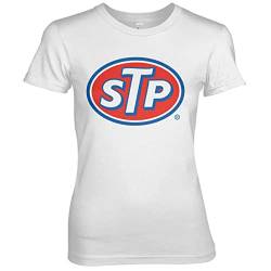 STP Offizielles Lizenzprodukt Classic Logo Damen T-Shirt (Weiß), Large von STP