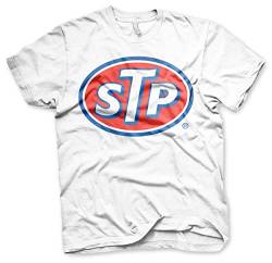 STP Offizielles Lizenzprodukt Classic Logo Herren T-Shirt (Weiß), Large von STP