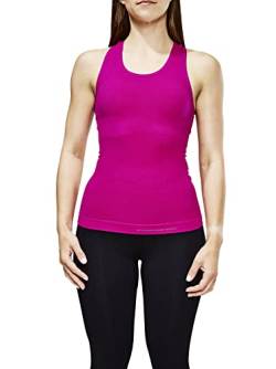 STRAMMERMAX Performance® »Racerback Compression Tanktop« | Damen | Shapewear | atmungsaktiv | elastisch (L, Pink) von STRAMMERMAX Performance