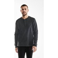 STREET ONE MEN Langarmshirt in Unifarbe von STREET ONE MEN