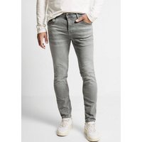 STREET ONE MEN Slim-fit-Jeans in grauer Waschung von STREET ONE MEN