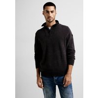 STREET ONE MEN Strickpullover in Melange Optik von STREET ONE MEN