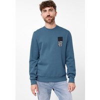 STREET ONE MEN Sweatshirt in Unifarbe von STREET ONE MEN