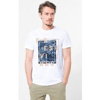 STREET ONE MEN T-Shirt mit Frontprint von STREET ONE MEN