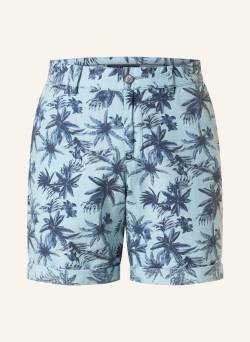 Strokesman's Shorts Slim Fit Mit Leinen blau von STROKESMAN'S