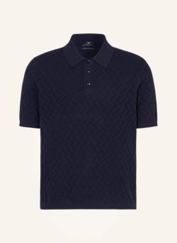 Strokesman's Strick-Poloshirt blau von STROKESMAN'S