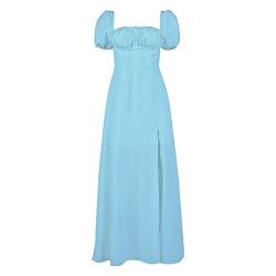 STRY Sommerkleid mit ärmel,Kleid zur Einschulung,midi Abendkleider,Abendkleid Zweiteiler,langes Kleid Hochzeitsgast,Rockabilly Kleid Hochzeit,goldene Kleider,Kleider Party,blaues Kleid Hochzeit von STRY