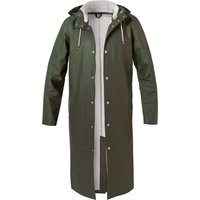 STUTTERHEIM Herren Regenmantel grün PVC unifarben von STUTTERHEIM