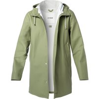 STUTTERHEIM Herren Regenmantel grün PVC unifarben von STUTTERHEIM