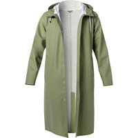 STUTTERHEIM Herren Regenmantel grün PVC unifarben von STUTTERHEIM