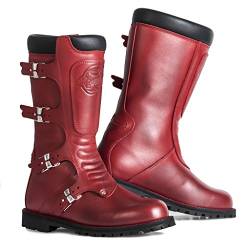 Stylmartin Continental wasserdichte Stiefel 44 Rot von STYLMARTIN