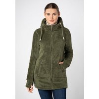 SUBLEVEL Fleecejacke Kuschelfleece Jacke mit Kapuze von SUBLEVEL