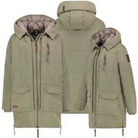 SUBLEVEL Parka Winter Jacke Mantel Parka Steppjacke Steppmantel Wintermantel Oversize von SUBLEVEL