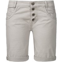 SUBLEVEL Shorts Damen Bermudas kurze Hose Baumwolle Jeans Sommer Chino Stoff Elastisch, Flex, Bequem von SUBLEVEL