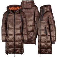 SUBLEVEL Steppjacke Damen Lange Stepp Mantel Winter Jacke Warm Mantel Steppjacke Parka von SUBLEVEL