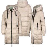 SUBLEVEL Steppjacke Damen Lange Stepp Mantel Winter Jacke Warm Mantel Steppjacke Parka von SUBLEVEL