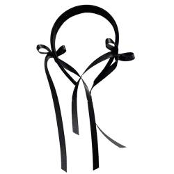 SUCHUANGUANG Lovely Ribbon Haarbänder Photo Booth Requisiten Ribbon Bow Stirnband Party Kopfbedeckung Doe Bow Stirnband für Musikfestivals Ribbon von SUCHUANGUANG
