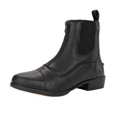 Reit-Stiefelette »ADVANCED II FZ SOFT« mit Reißverschluss vorne | Schlüpf-Schuh mit weichem Leder | Tolle Passform | Komfort-Einleg-Sohle | Jodhpur-Boots | Reiten, Gassi, Freizeit - Schwarz 37 von SUEDWIND FOOTWEAR