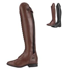 Reitstiefel »LEGACY VENADO« mit Polo-Schnürung | Italienisches Leder | Tolle Passform | Zertifizierte Qualität |Komfort-Einlegsohle | Extra lange Schnürsenkel | Gr. 37 | MEDIUM | Braun von SUEDWIND FOOTWEAR