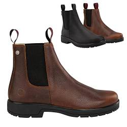 SUEDWIND FOOTWEAR Stiefelette »1888 Chelsea« Made in Portugal | Komfort-Einlegsohle | Robustes Nubuk Oberleder | Schuh mit Lederfutter | Outdoor Boots, Gassigehen, Stall, Reiten - Braun 39 von SUEDWIND FOOTWEAR