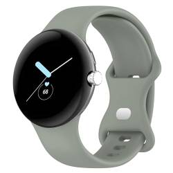 SUGARJAR Silikon Armband Kompatibel mit Google Pixel Watch 2/Google Pixel Watch,Weich Sport Ersatzarmband für Google Pixel Watch 2/Google Pixel Watch für Damen Herren von SUGARJAR