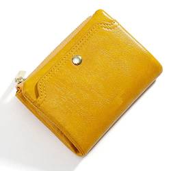 SUICRA Damen Geldbörse Kartenhalter Mini-Geldbörsen for Frauen Pu. Leder Reißverschluss Münze Tasche Geldbörse Damen Mode Standard Weibliche Geldbörse von SUICRA