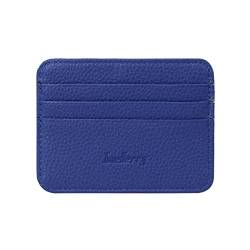 SUICRA Damen Geldbörse Men Leather Thin WalletMoney Credit Card Slim Holder Money Pocket Organizer (Color : Blue) von SUICRA