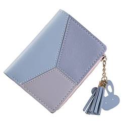 SUICRA Damen Geldbörse Silver Credit Card Holder Black Wallets Metal Holders New Unisex Box Business Creative Multi Purses (Color : Blue) von SUICRA