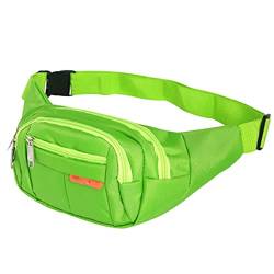 SUICRA Handtaschengriff-Geldbörsen Unisex Waist Men Women Travelling Phone Money Pouch Banana Bags Female Belt Bag (Color : Green) von SUICRA