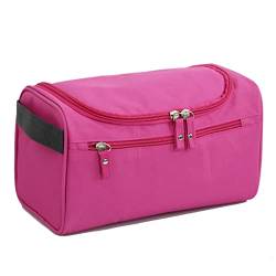 SUICRA Kosmetiktaschen Multifunction travel Cosmetic Bag Nylon Women Men Makeup Bags Toiletries Waterproof Storage Make up Cases (Color : Pink) von SUICRA