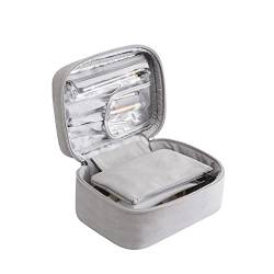 SUICRA Kosmetiktaschen Women Cosmetic Bag Zipper Makeup Bag Waterproof Portable Multifunction Travel Wash Toiletries Cosmetic Bag von SUICRA