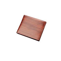 SUICRA Leder-Geldbörse Leather Men Vintage Wallet Brand Luxury Short Holder Wallets Credit Card Money Bag 3 Colors (Color : Light Brown) von SUICRA