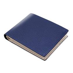 SUICRA Leder-Geldbörse Men's Wallets Multi-Card Slot Wallets Men's Leather Wallets Men's (Color : Blue) von SUICRA