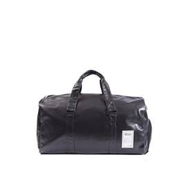 SUICRA Reisetasche Men Travel Bags Vintage Large Capacity Male Travel Tote Shoulder Bag Glossy Solid Ladies Weekend Duffle Bag Gym Bags von SUICRA