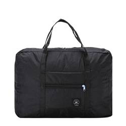 SUICRA Reisetasche Portable Travel Tote Large Capacity Clothes Duffle Bag Women Men Luggage Suitcase Handbag Organizer Accessories Supplies Stuffc (Color : B Black) von SUICRA