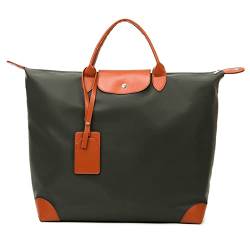SUICRA Reisetasche Short-Distance Women Travel Ladies Handbag Sports Pack Multifunctional Luggage Shoulder Gym Bags (Color : Green) von SUICRA