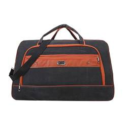 SUICRA Reisetasche Super Large Capacity Women Travel Bag Waterproof Men Duffel Bags Trip Weekender Overnight Hand Luggage Big Shoulder Bag (Color : Black) von SUICRA