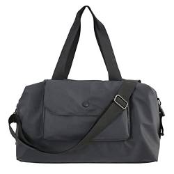 SUICRA Reisetasche Travel Bag Men Short Haul Duffle Portable Large Capacity Bag Women Sports Fitness Bag (Color : Grijs) von SUICRA