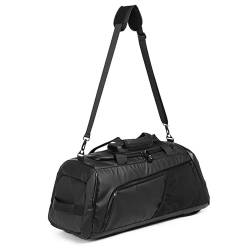 SUICRA Sporttaschen Dry Wet Separation Training Bag Waterproof Large Capacity Luggage Bag for Men Women Fitness Gym Handbag Shoulder Bag Black von SUICRA