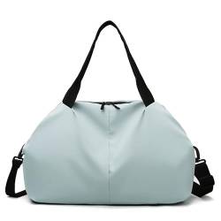SUICRA Sporttaschen Women Large Capacity Fitness Bag Waterproof Swimming Yoga Sports Bags Gym Training Package Travel Duffel Storage Handbag (Color : Green) von SUICRA