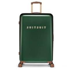 SUITSUIT - Damen Reisekoffer- Fab Seventies Classic Kollektion - Großer Grüner Trolley (Beetle Green) - 76 cm von SUITSUIT