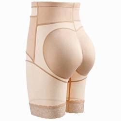 SUIUOI Hohe Taille Shapewear,Damen Butt Lifter Taille Enhancer Shapewear,Butt Lifter Gepolsterter Unterhose Po Push Up Bauchweg Bauchkontrolle Höschen Hüft Enhancer Miederslips Unterwäsche von SUIUOI