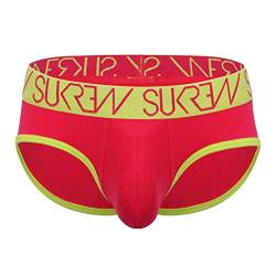 SUKREW - Männer Unterwäsche - Herren Slip - Apex Brief Raspberry - Rot - 1 x Größe L von SUKREW