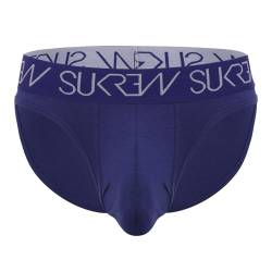 SUKREW - Männer Unterwäsche - Herren Slip - Classic Brief Indigo - Blau - 1 x Größe L von SUKREW