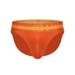 SUKREW - Männer Unterwäsche - Herren Slip - Classic Brief Jaffa Orange - Orange - 1 x Größe L von SUKREW