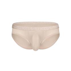 SUKREW - Männer Unterwäsche - Herren Slip - Low-Rise Brief Nude - Beige - 1 x Größe M von SUKREW