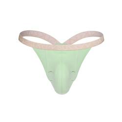 SUKREW - Männer Unterwäsche - Herren String - Bubble Thong Apple Green - Grün - 1 x Größe L von SUKREW