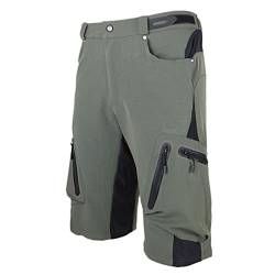 SUKUTU Herren Radlerhose Kurze Hosen MTB Hose Fahrradhose Mountainbike Hose Baggy Bike Shorts von SUKUTU