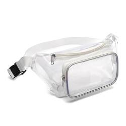 Transparente Taschen Tasche für Damen mit Hüft Tasche aus PVC 2023 Gürtel Tasche mit mobiler Aufbewahrung Tasche von SUMKTO